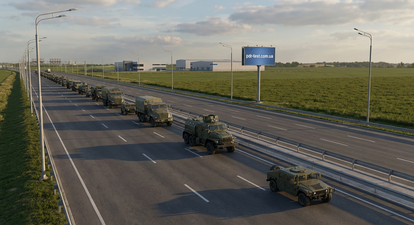 Рух транспортних засобів у колонах