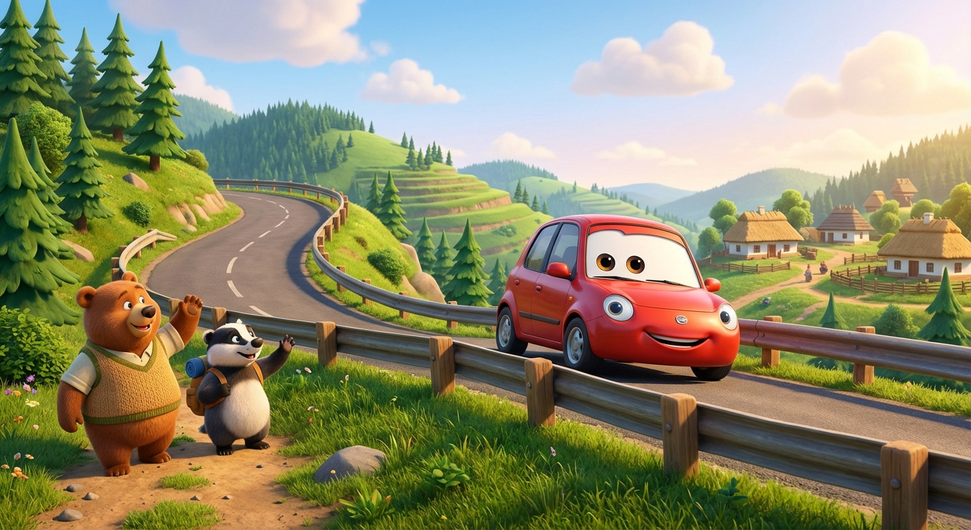 Рух по гірських дорогах і на крутих спусках