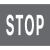 Розмітка 1.21 (напис «STOP»)