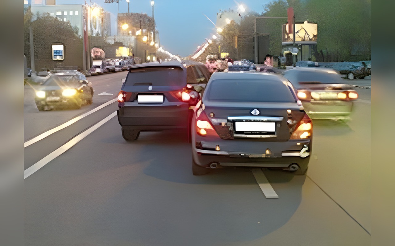 Ілюстрація: Як Ви повинні вчинити, якщо зіштовхнулися з агресивною манерою водіння водіїв, що рухаються поперед…